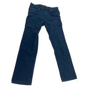 Jachs New York Mens Dark Blue Straight-Leg Denim Jeans 34x30 Cotton Blend 90d